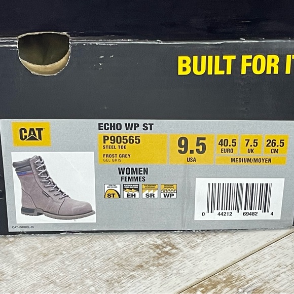 Caterpillar Shoes Cat Footwear Womens Echo Wp St Construction Boot